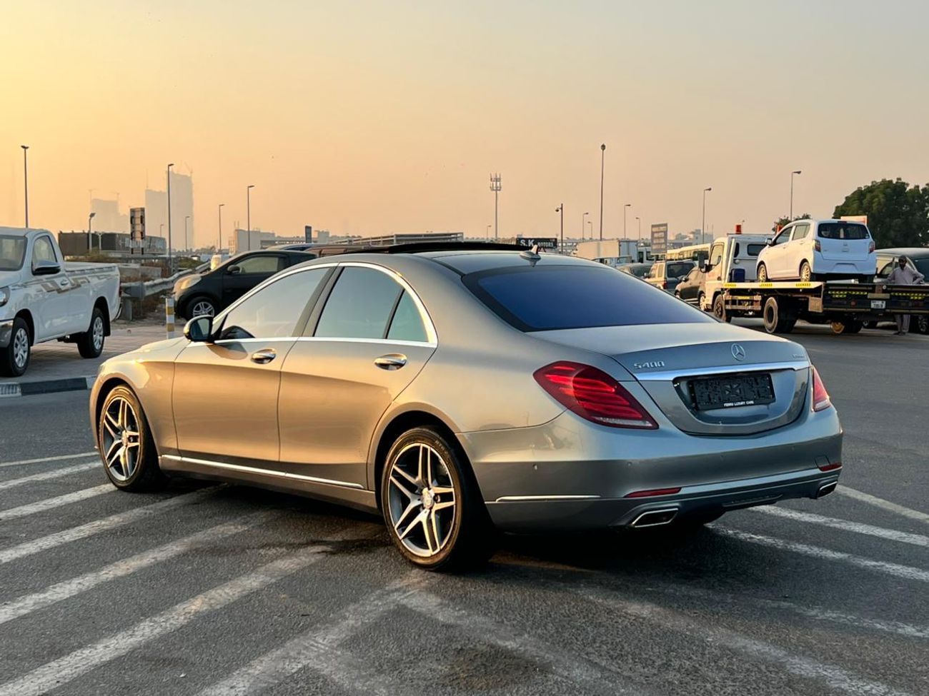 مرسيدس بنز S 400 2015 Mercedes Benz S400 Hybrid Japanese Specs - Full Options - 83000km