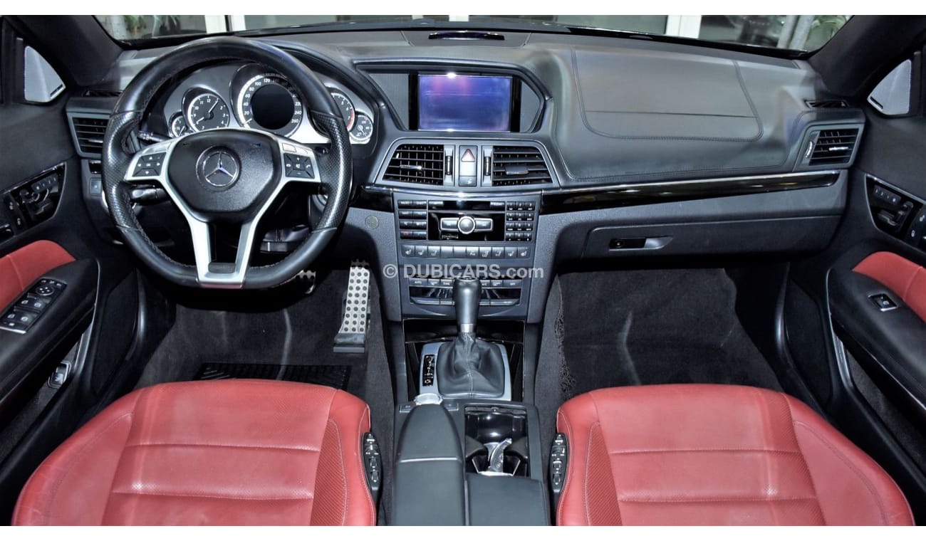 Mercedes Benz E350 EXCELLENT DEAL for our Mercedes Benz E350 CONVERTIBLE ( 2013 Model ) in Black Color GCC Specs