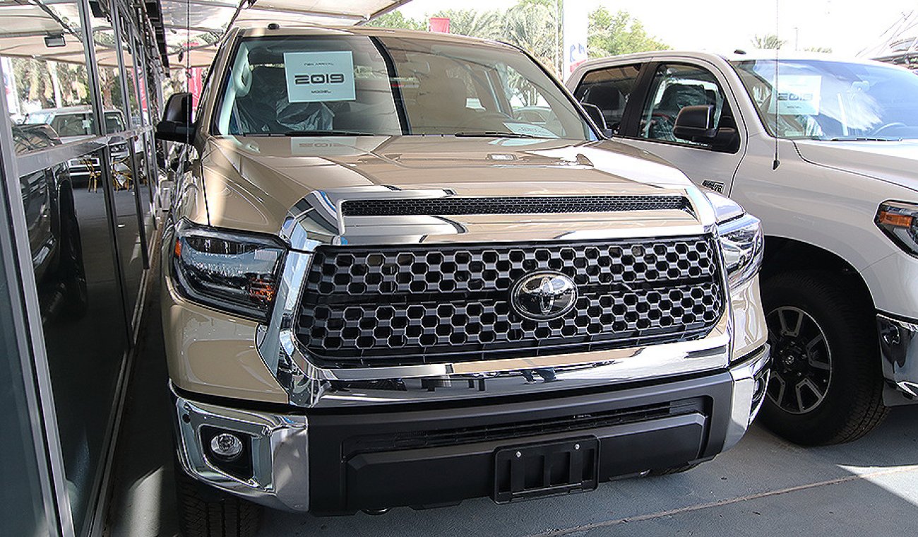 تويوتا تاندرا 2019 Crewmax SR5, 5.7-V8 4X4, 0km with 6 Years or 200,000km Warranty + 1 Free Service