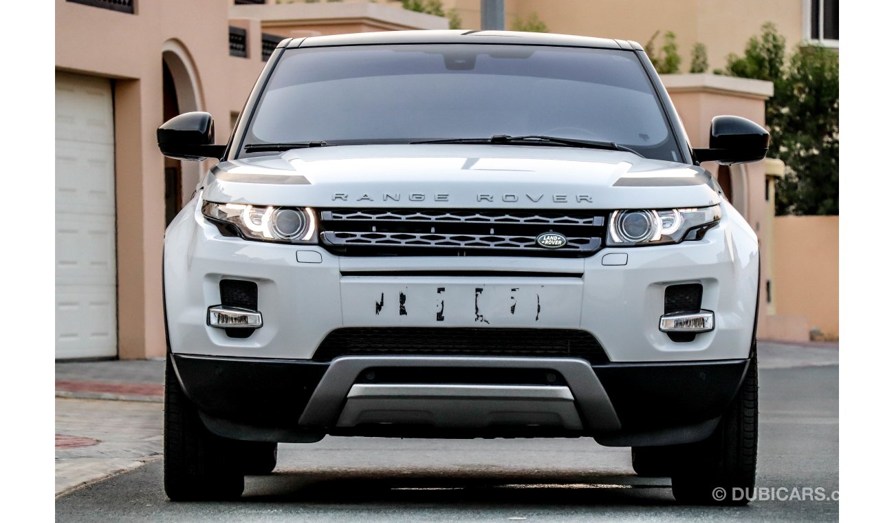 Land Rover Range Rover Evoque Dynamic (Black Edition) 2015 GCC under Warranty with Zero Down-Payment.