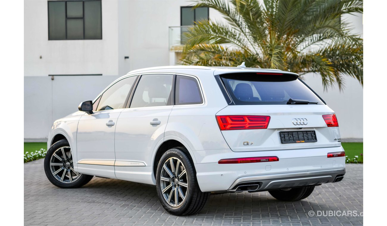 Audi Q7 45TFSI - 2Y Warranty - GCC - AED 2,952 PER MONTH - 0% DOWNPAYMENT