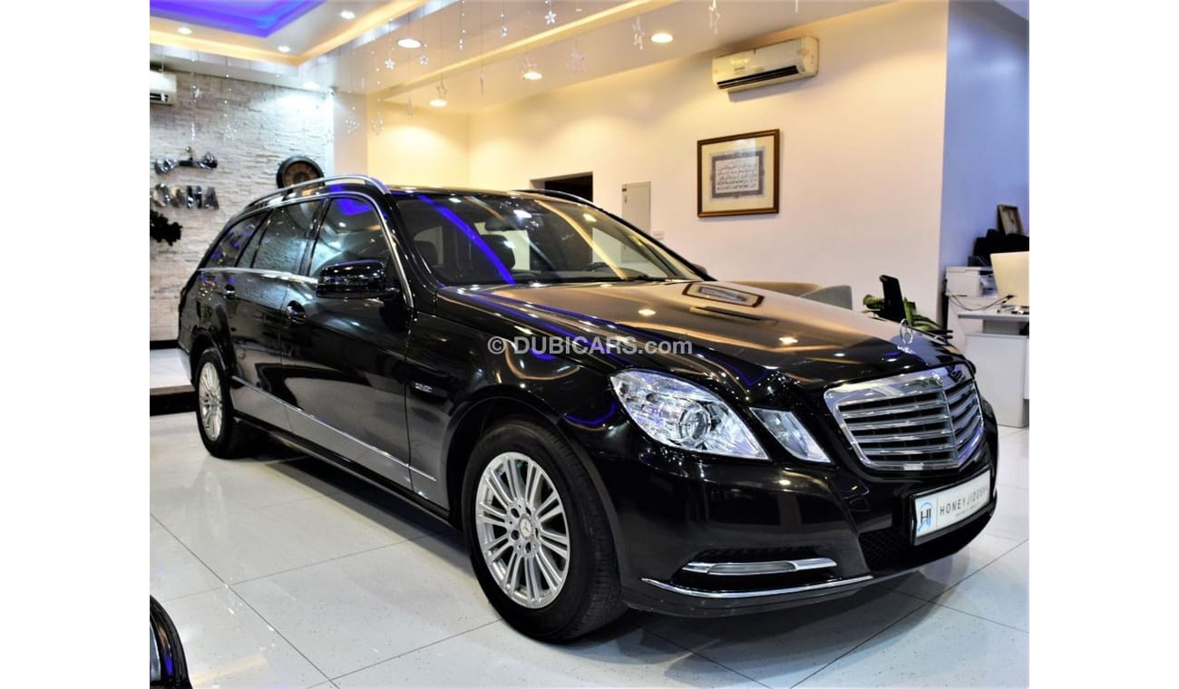مرسيدس بنز E200 ONLY 135000 KM Mercedes Benz E200 2012 Model!! in Black Color! GCC Specs