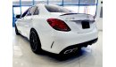 مرسيدس بنز C 63 AMG - 2018 - ORIGINAL PAINT UNDER WARRANTY