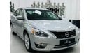 Nissan Altima GCC .. FSH .. Original Paint .. Top Range .. SL .