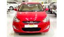 Hyundai Accent GL, Warranty, Full Service Records, GCC. Low Kms