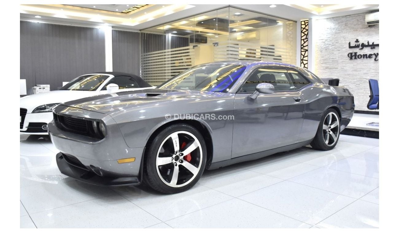 Dodge Challenger SRT8 EXCELLENT DEAL for our Dodge Challenger SRT 392HEMI ( 2012 Model ) in Grey Color GCC Specs
