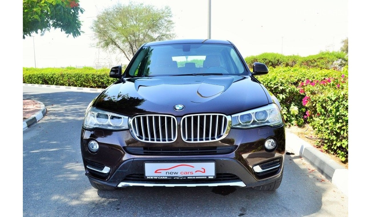 BMW X3 - ZERO DOWN PAYMENT - 1,880 AED/MONTHLY - UNDER WARRANTY