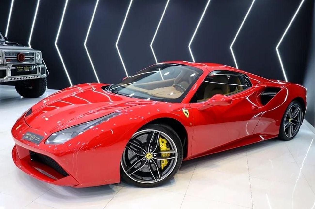 فيراري 488 سبايدر STD 2017 Ferrari 488 Spider, Carbon Exterior/Interior, Passenger Display, GCC Specs!!