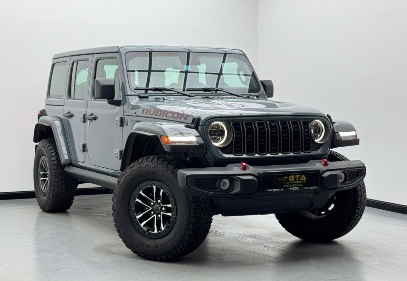 Jeep Wrangler Rubicon X 3.6L 2024 Jeep Wrangler Rubicon X, 2028 Jeep Warranty, Jeep Service History, GCC