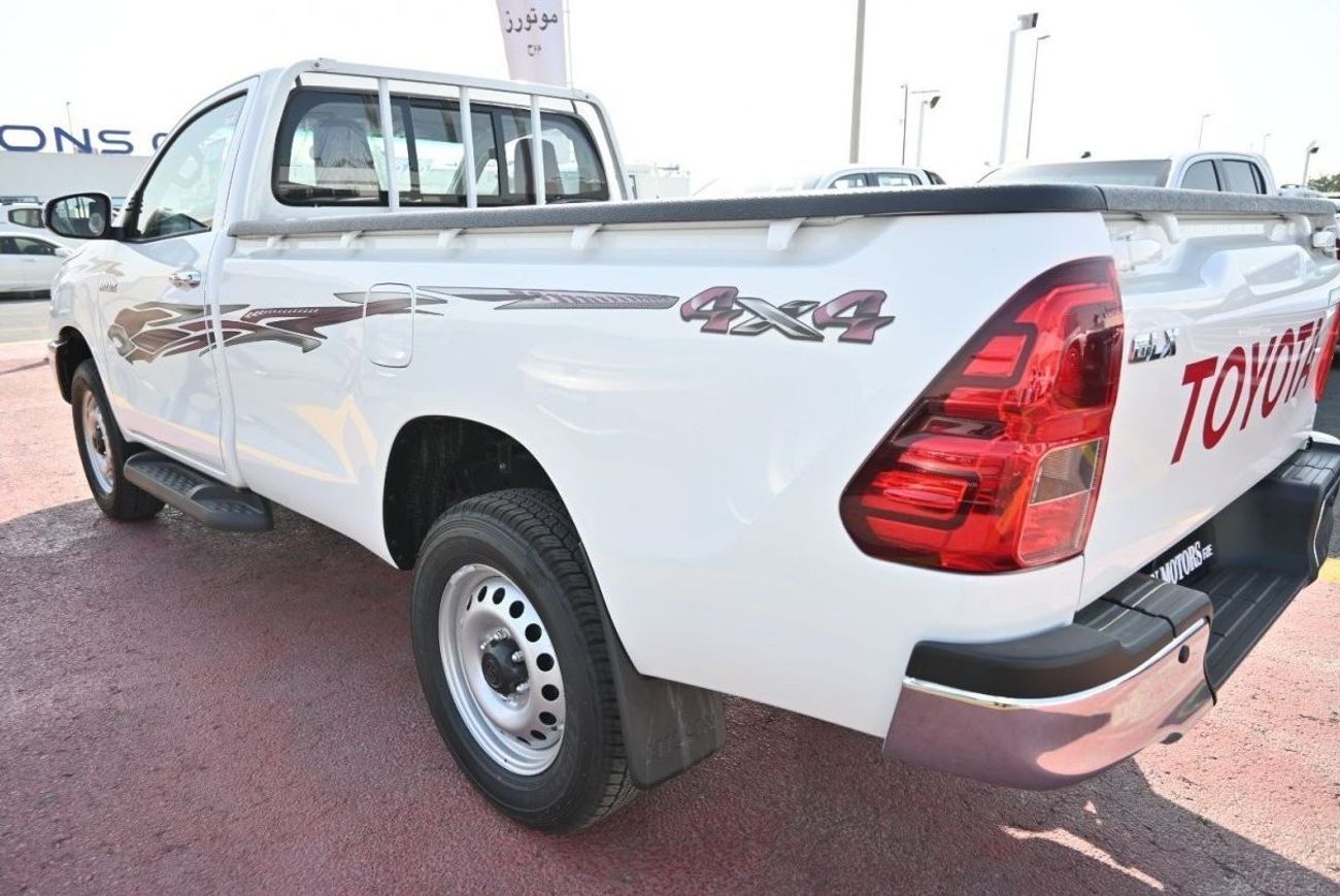 تويوتا هيلوكس تويوتا هيلوكس GLX 2.7L بنزين ، بيك أب ، دفع رباعي ، بابين ، ناقل حركة يدوي ، كابينة واحدة ، مفتاح تش