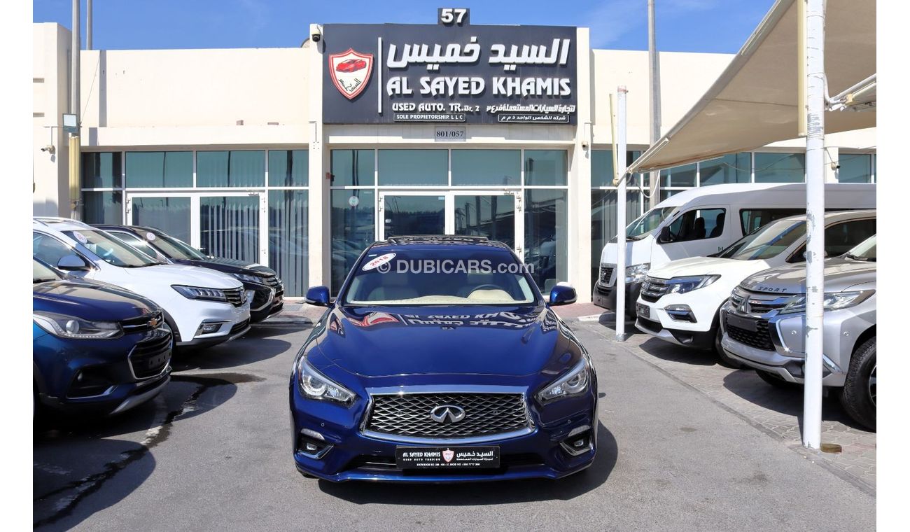 Infiniti Q50 Q50 - ACCIDENTS FREE - GCC - FULL OPTION - PERFECT CONDITION INSIDE OUT - ENGINE 2000 CC TWIN TURBO