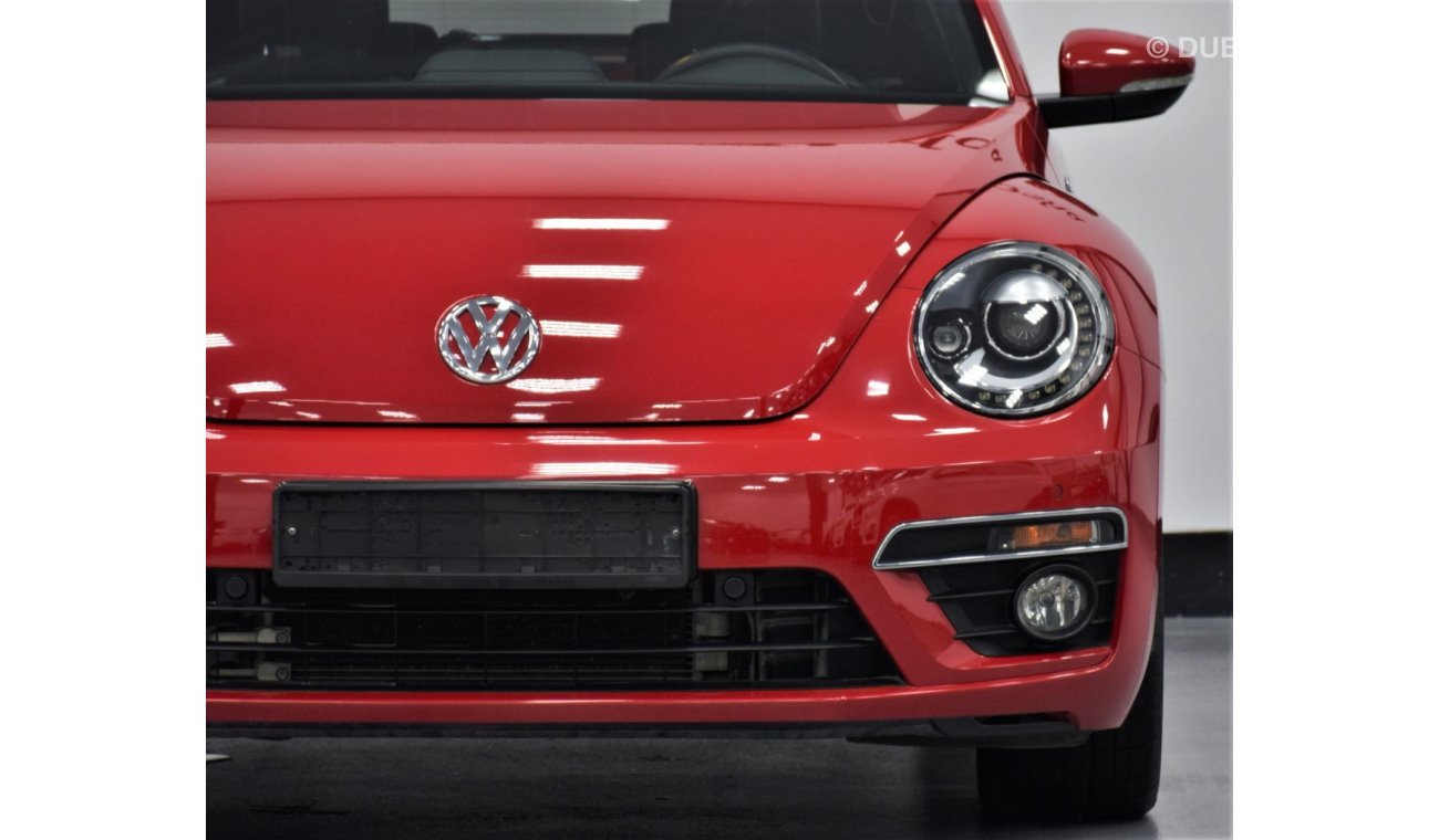 Volkswagen Beetle EXCELLENT DEAL for our Volkswagen Beetle TURBO R-Line 2016 Model!! in Red Color! GCC Specs