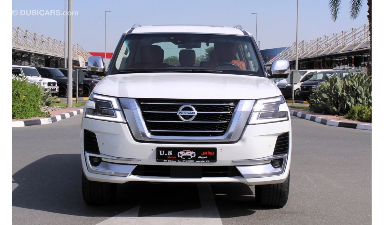 Nissan Patrol LE PLATINUM CITY 2021 GCC SINGLE OWNER IN MINT CONDITION