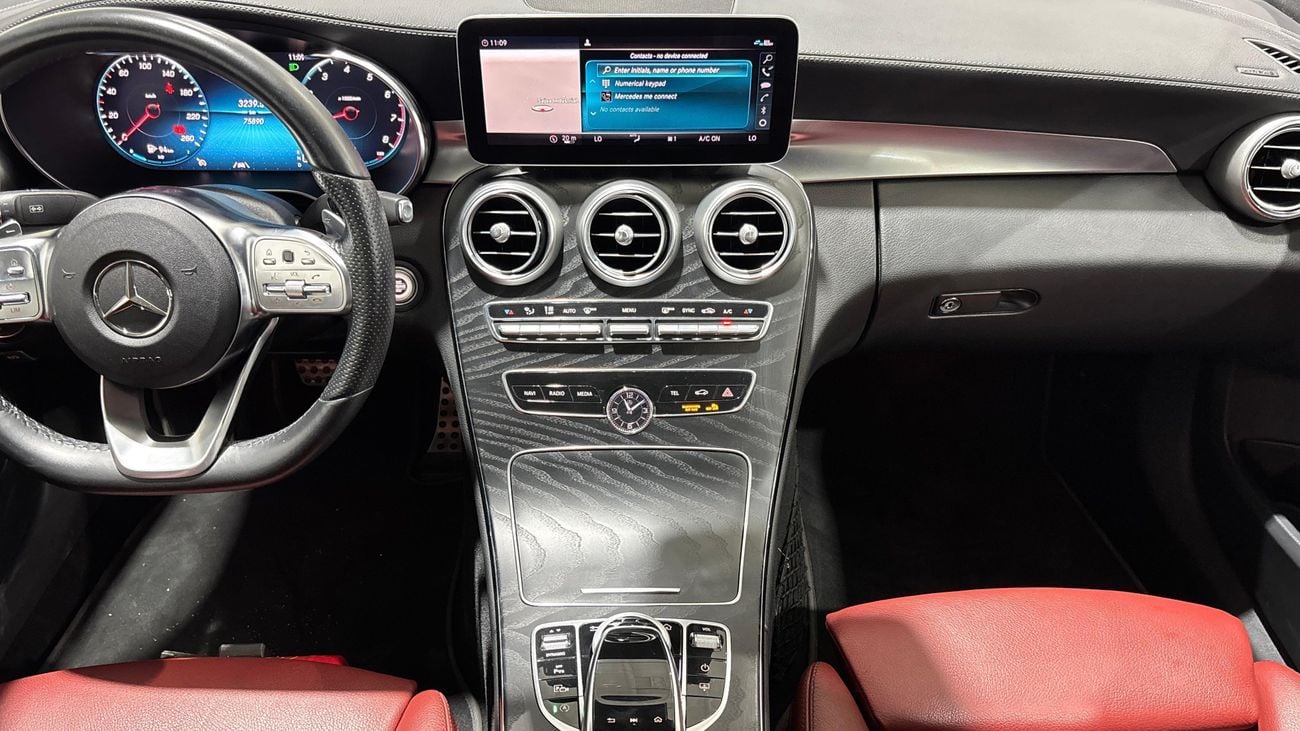 Mercedes Benz C200 AMG 2021 | AED 1730/Month | 0 DP | 30 Day Return | Warranty | Service History