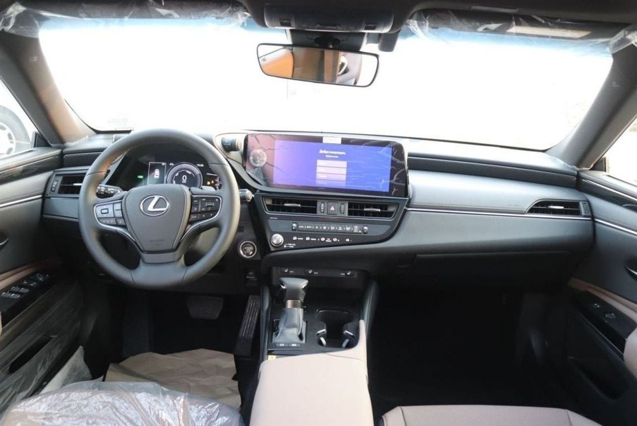 لكزس ES 300 2.5L HYBRID, PUSH START, ELECTRIC SEAT, LEATHER SEAT, FWD, 4 DOORS, RADAR,LANE ASSIST, MODEL 2023 FO