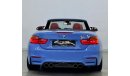 BMW M4 Std 2015 BMW M4 Convertible, Warranty, Full BMW Service History, GCC