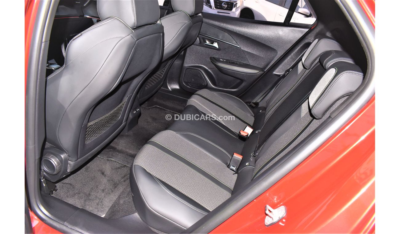 Peugeot 2008 AED 1519 PM | 1.2L GT TURBO GCC AGENCY WARRANTY UP TO 2026 OR 100K KM