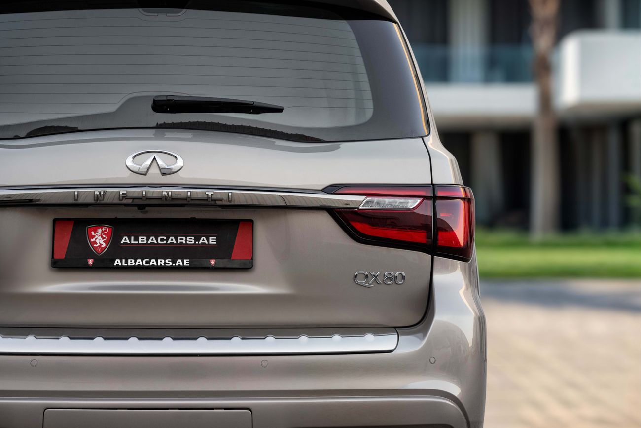 إنفينيتي QX80 QX80 Sensory Proactive | 3,721 P.M | 0% Downpayment | Agency Service Contract + Full History