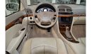 Mercedes-Benz E 320 EXCELLENT DEAL for our Mercedes Benz E320 ELEGANCE ( LIMOUSINE ) 2003 Model!! in White Color! GCC Sp