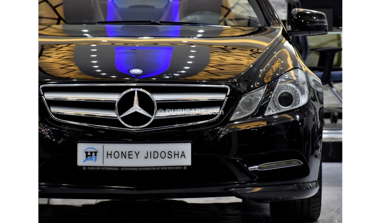 Mercedes Benz E350 EXCELLENT DEAL for our Mercedes Benz E350 CONVERTIBLE ( 2013 Model ) in Black Color GCC Specs