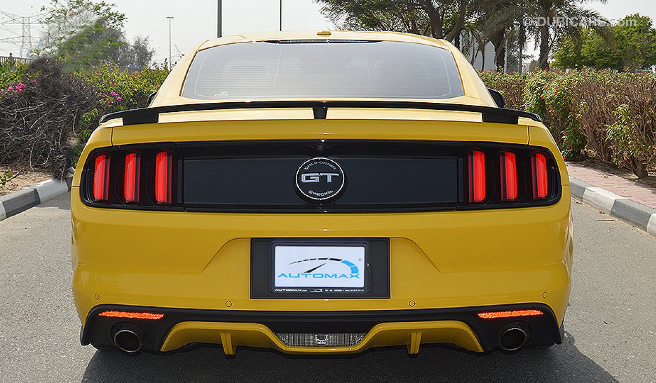 Ford Mustang GT Premium, California Special, 5.0 V8 GCC still w/ Warranty and Service until 2022 (RAMADAN OFFER)