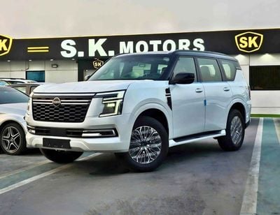 Nissan Patrol LE PLATINUM TURBO DUAL TONE || 3.5 V6 PETROL / FULL OPTION WITH RR ENTERTAINMENT SCREEN