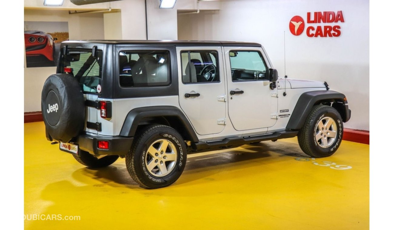 جيب رانجلر Jeep Wrangler Sport Unlimited 2016 GCC under Warranty.