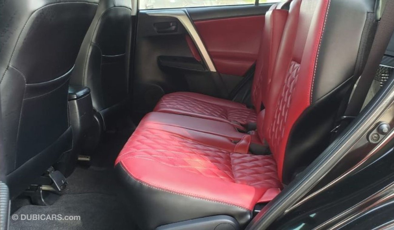 Toyota RAV4 TOYOTA RAV4 2015 BLACK INSIDE RED LEATHER