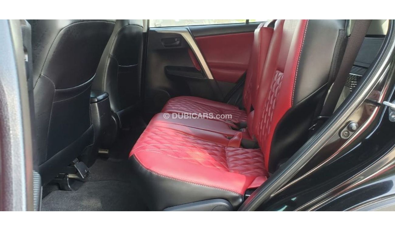 Toyota RAV4 TOYOTA RAV4 2015 BLACK INSIDE RED LEATHER