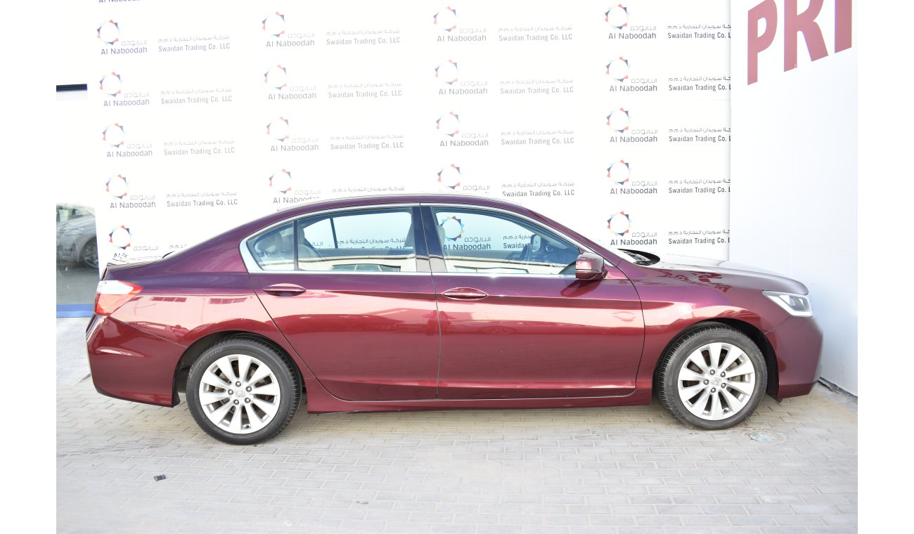 Honda Accord 2.4L EX 2016 GCC SPECS WITH DEALER WARRANTY AND FREE INSURANCE