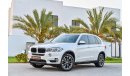 BMW X5 | 2,037 P.M | 0% Downpayment | Full Option | Immaculate Condition | Under Warranty