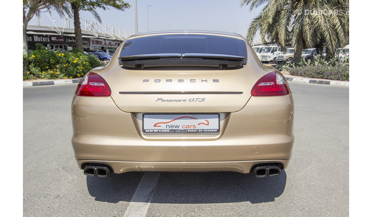 Porsche Panamera GTS PORSCH PANAMERA GTS -2013 - GCC - FSH FROM AL NABOODAH - ZERO DOWN PAYMENT - 2735 AED/MONTHLY