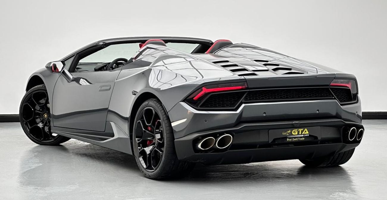 لامبورغيني هوراكان 2018 Lamborghini Huracan LP-580-2 Spyder, One Year Unlimited KM Warranty, Lamborghini Full Service H