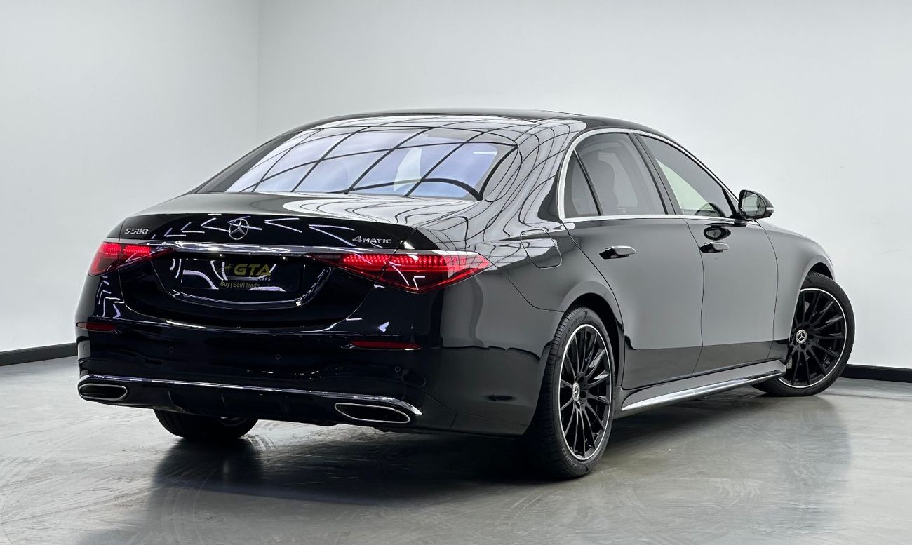 مرسيدس بنز S 580 4MATIC Exclusive 4.0L 2022 Mercedes Benz S580 4MATIC, 2027 MB Warranty, 2026 MB Service Pack, Fully