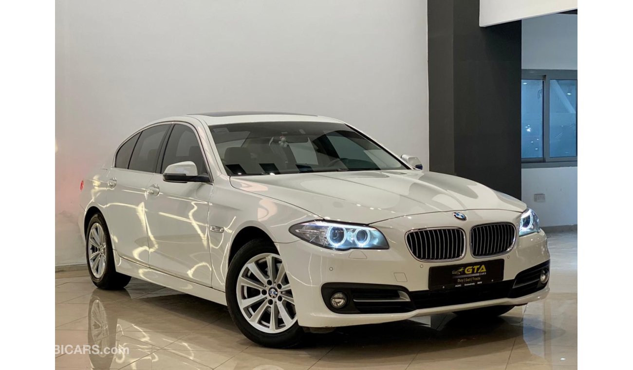 بي أم دبليو 520 2015 BMW 520i, Warranty, 2024 BMW Service Contract, Full History, Low KMs, GCC