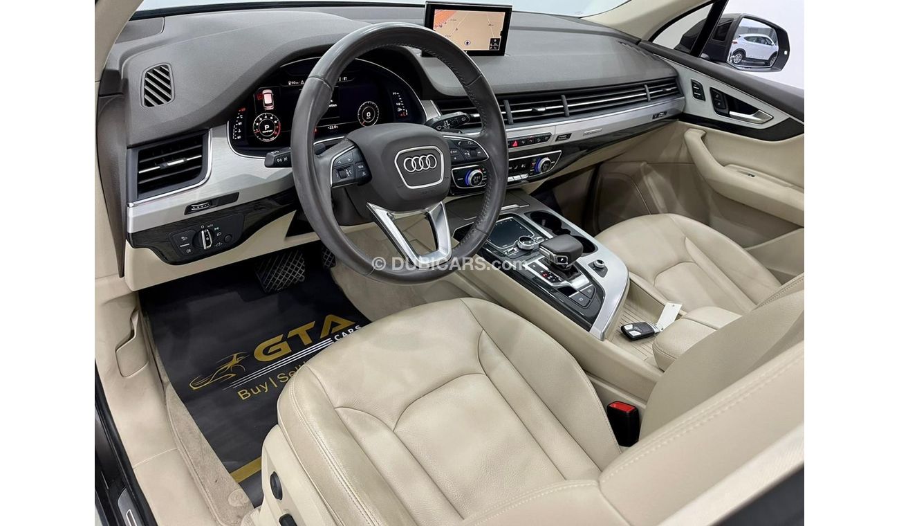 Audi Q7 45 TFSI quattro 2018 Audi Q7 45-TFSI, Full Audi History, Audi Service Contract 2023, Low Kms, GCC Sp