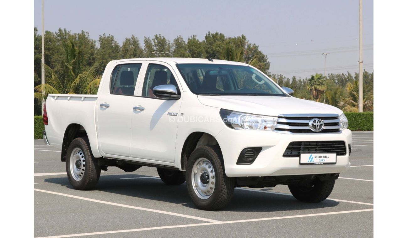 Toyota Hilux 2022 | HILUX M/T 4X4 2.4L FABRIC SEATS RED INTERIOR BASIC WITH GCC SPECS - EXPORT ONLY