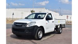 Isuzu D-Max 2016 | ISUZU D-MAX SINGLE CABIN FLATBED | V4 DIESEL 2-DOORS | MANUAL TRANSMISSION | GCC | VERY WELL-