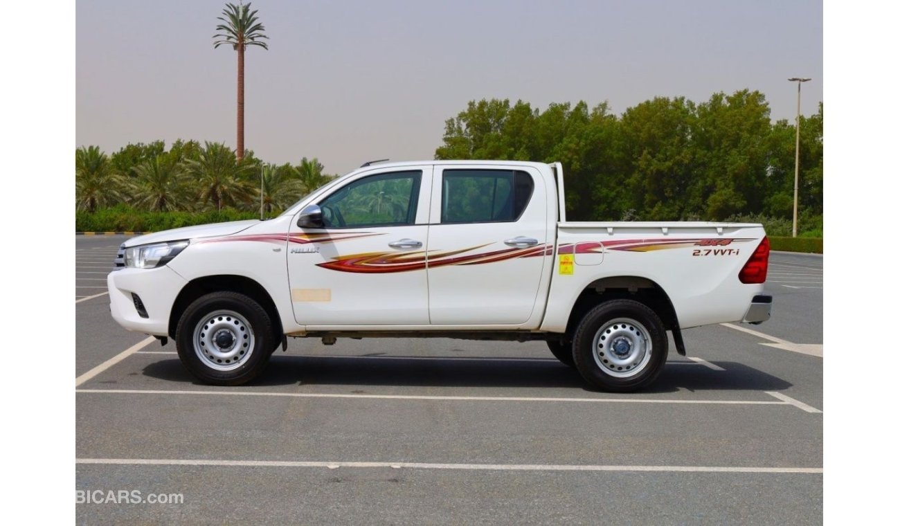 تويوتا هيلوكس GL | 4X4 - 2.7L PETROL - AUTOMATIC DOUBLE CAB | GCC SPECS