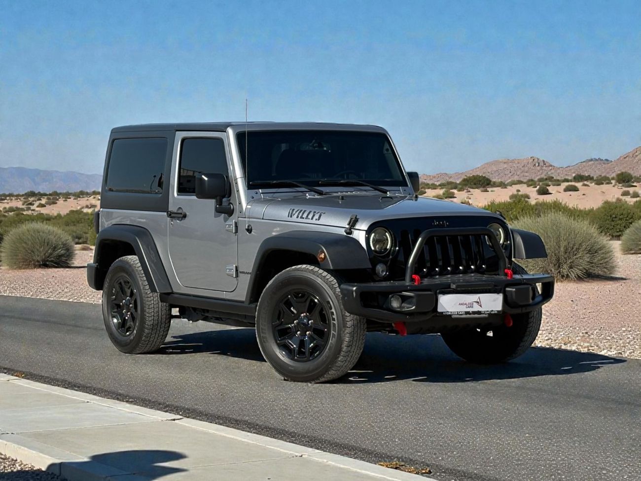 جيب رانجلر Willys Wheeler 3.6L A/T (2 Door) | 2017 | GCC SPECS | AED 1,800 / month