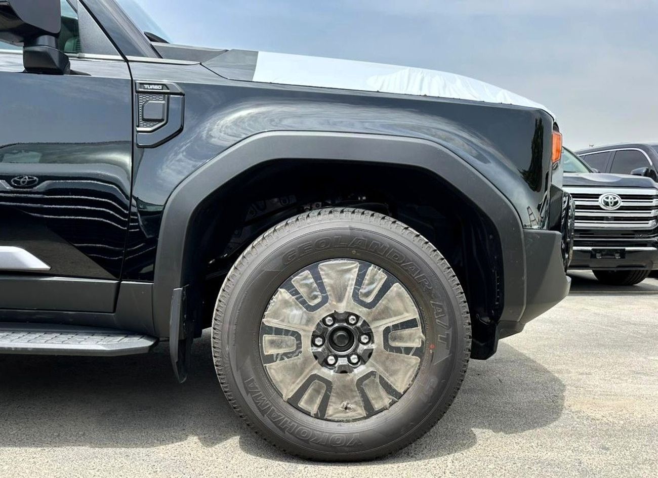 تويوتا برادو TOYOTA PRADO 2.4L PETROL BLACK 2025 GCC ALL-ROUNDER FULL (Export Only)