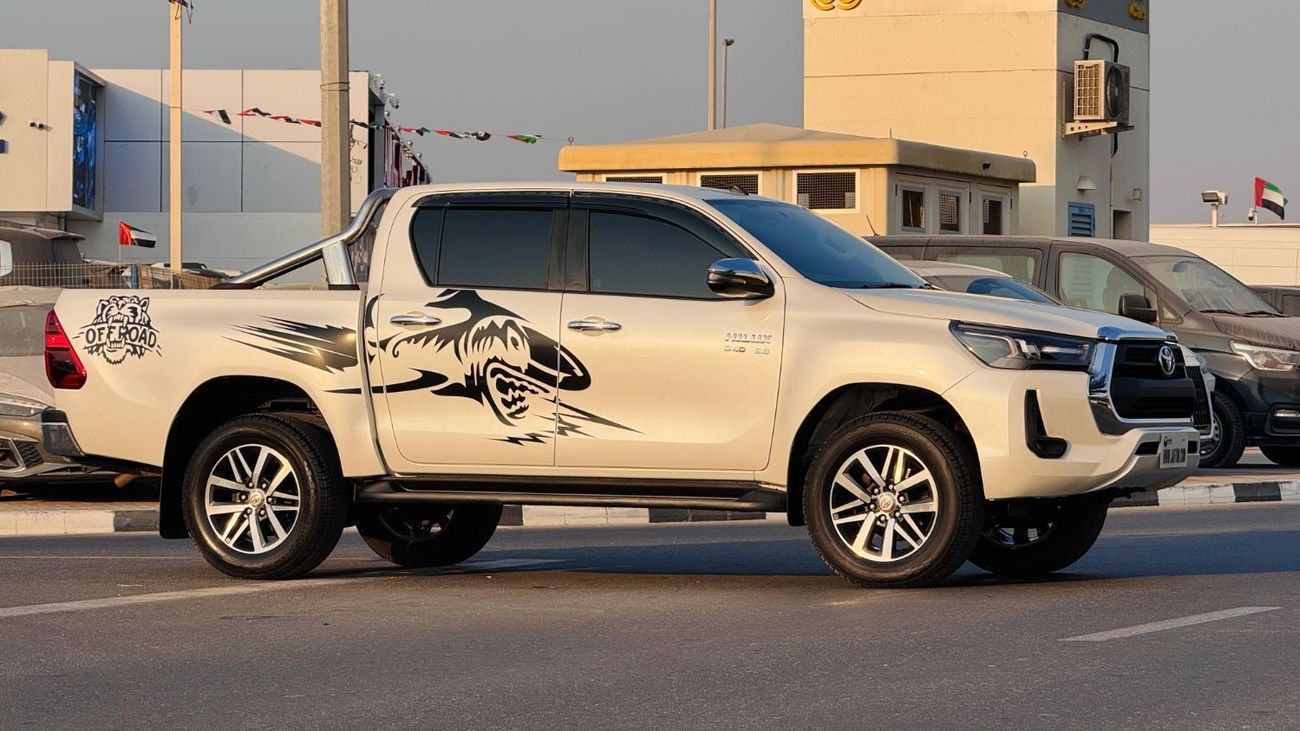 Toyota Hilux PREMIUM CONDITION | RHD | 2018 | 2.8L DIESEL ENGINE | (AT) | REAR VIEW CAMERA | SIDE BODY STICKER