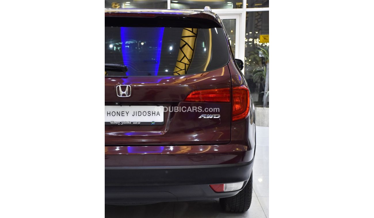 هوندا بايلوت EXCELLENT DEAL for our Honda Pilot AWD ( 2016 Model ) in Burgundy Color GCC Specs