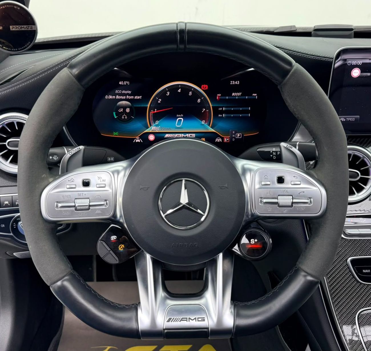 مرسيدس بنز C 63 S 2021 Mercedes Benz C63 S AMG, Warranty, Carbon Fiber Package, Very Low Km, Excellent Condition