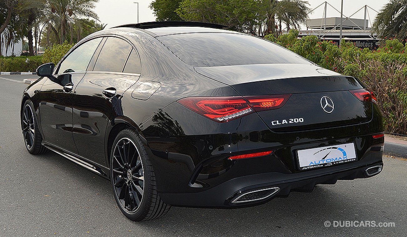 Mercedes-Benz CLA 200 AMG 2020, GCC, 0km, with 2 Years Unlimited Mileage Warranty + 60,000km Service at EMC