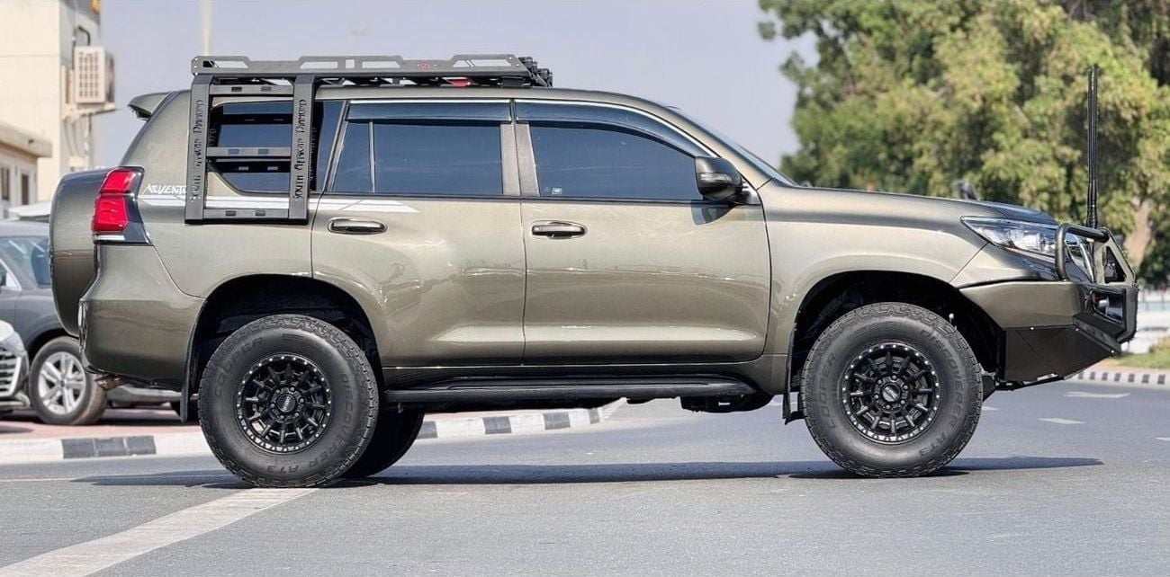 Toyota Prado PREMIUM BULL BAR | ROOF RACK WITH SIDE LADDERS | RHD | 2016 | 2.8L DIESEL ENGINE | (AT) | REAR VIEW