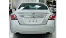 Nissan Altima GCC .. FSH .. Original Paint .. Top Range .. SL .