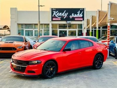 Dodge Charger SXT 3.6L | Monthly AED 1230/- | 0% DP | Custom Leather Seats | Touch Screen | # 19865