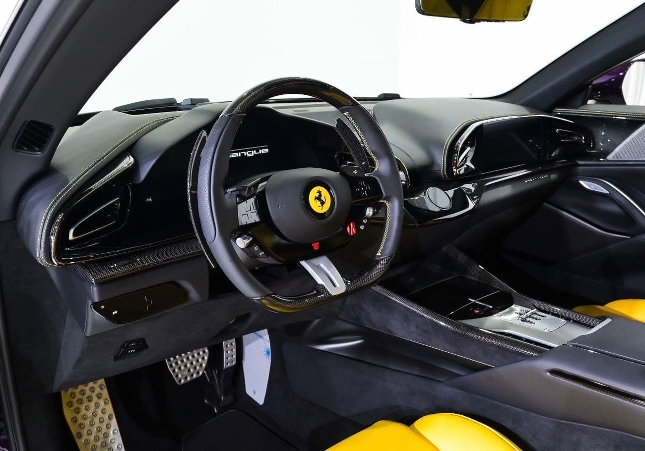 Ferrari Purosangue STD 2025 | Japanese Specifications | Full Carbon | Full Service History | Al Tayer Contract Service Unti