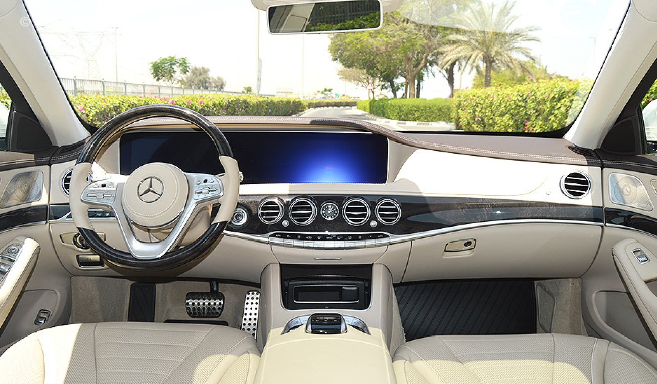 Mercedes-Benz S 560 , 4MATIC, 4.0L, V8, GCC Specs with 2 Years Unlimited Mileage Warranty